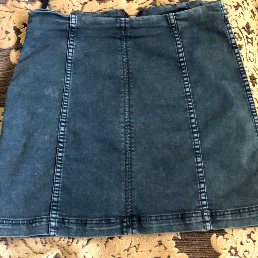Free People Jean skirt